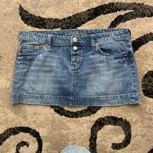 American eagle jean skirt
